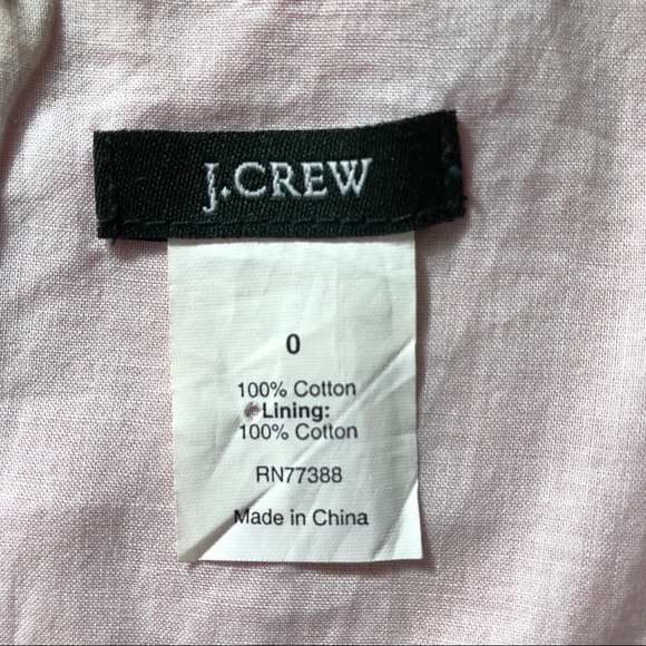 J Crew Dress Cotton Lined A Line Fit Flare - Picture 5 of 6